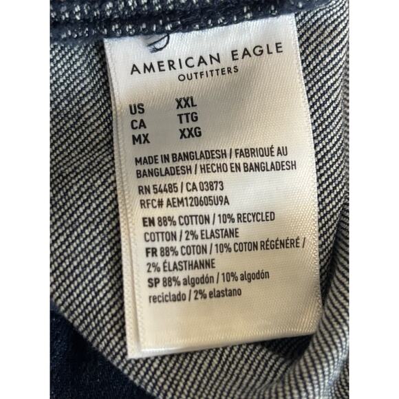 American Eagle Sleeveless Denim Babydoll Top Womens Plus Size XXL Western NWT - Picture 5 of 8